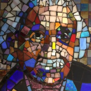 Albert Einstein mosaic