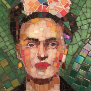 Frida Kahlo mosaic.