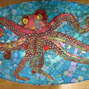 Octopus Mosaic Table