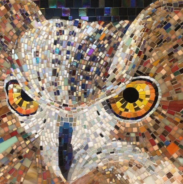 Owl mosaic