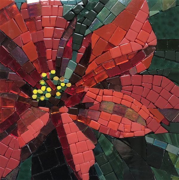 Poinsettia mosaic