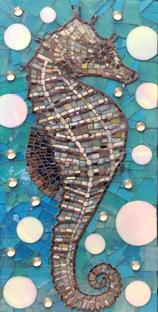 Seahorse mosaic