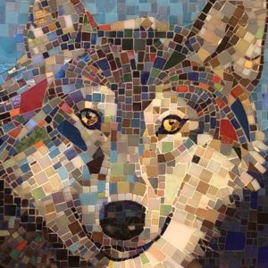 Wolf mosaic