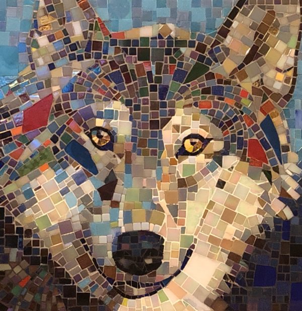 Wolf mosaic