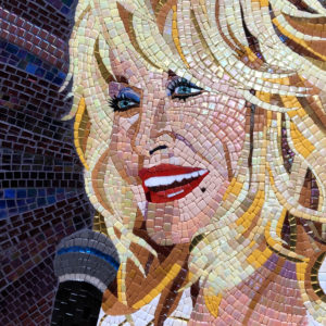 Dolly Parton mosaic