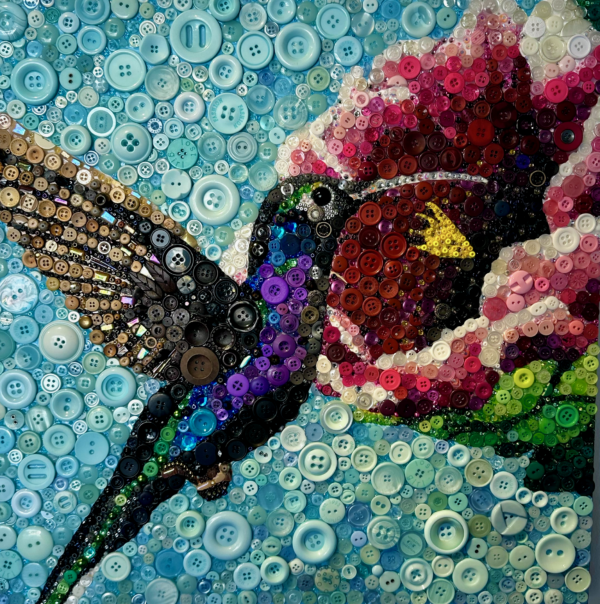 Hummingbird mosaic